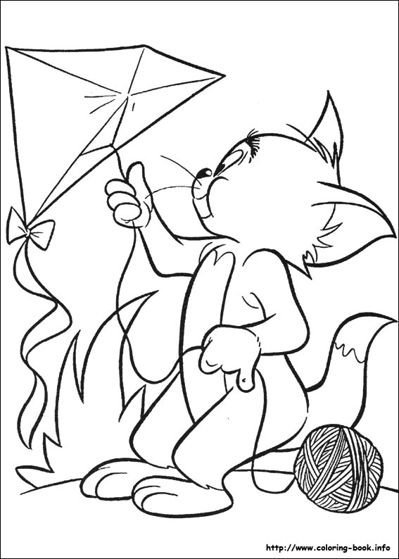 Tom and Jerry coloring picture